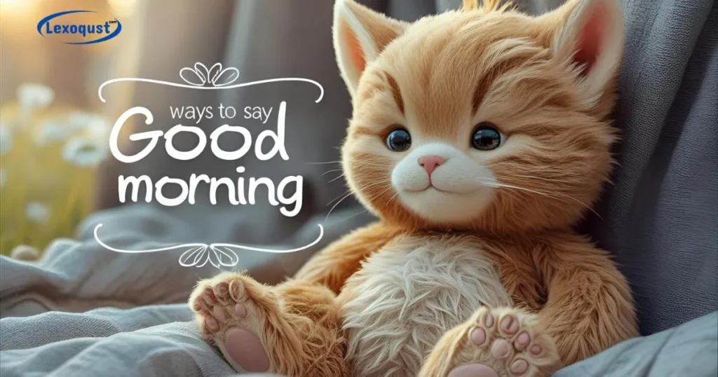 Cute Ways to Say Good Morning