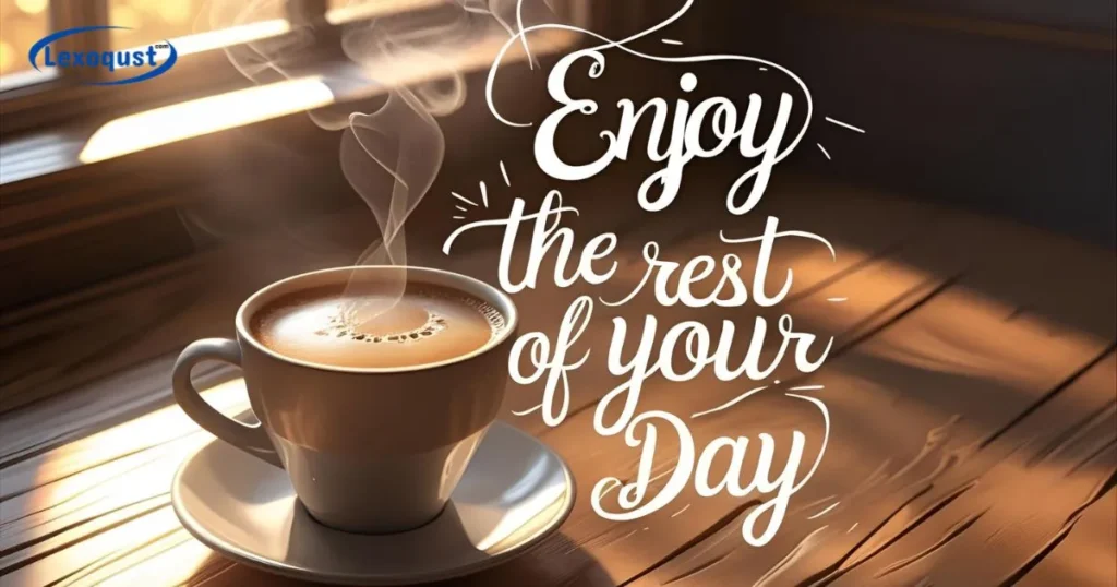 Enjoy the Rest of Your Day