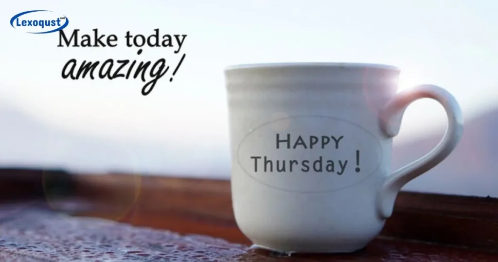Hope your Thursday is amazing