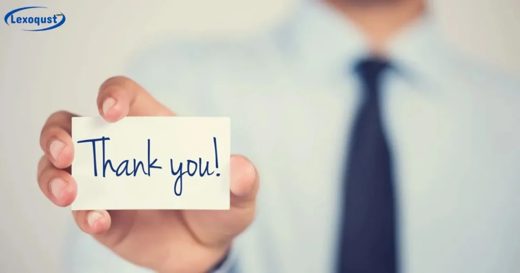 I Appreciate Your Thanks