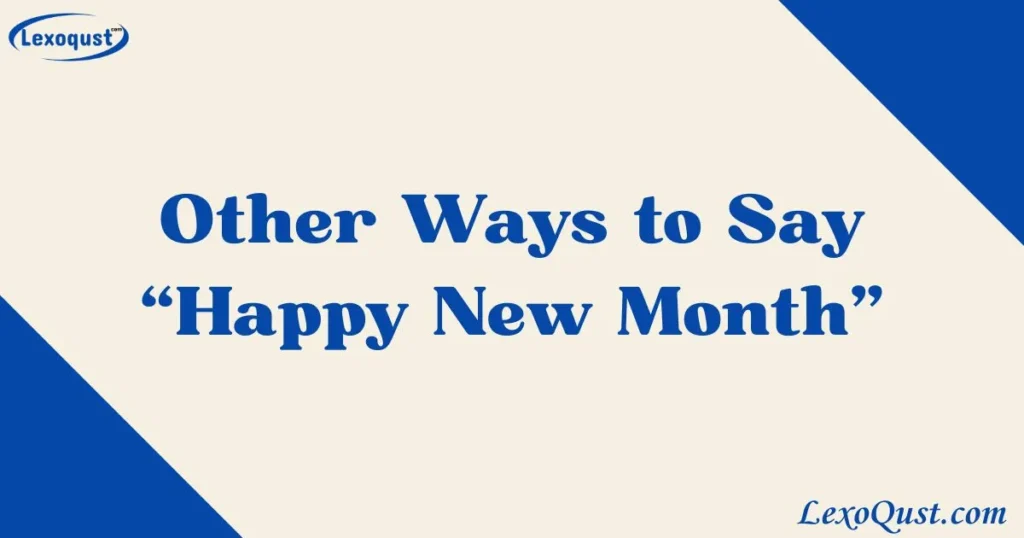 happy new month