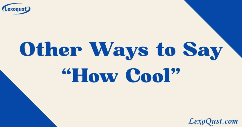 how cool