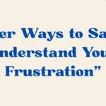 i understand your frustration