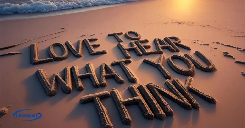 love to hear what you think