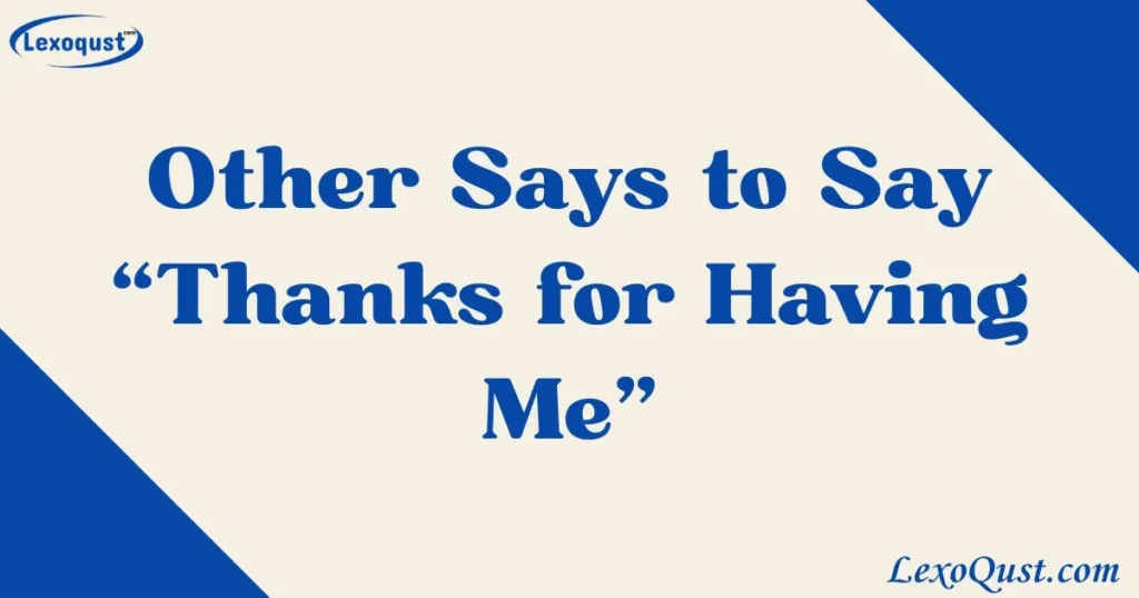 thanks for having me