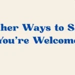 youre welcome