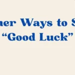good luck