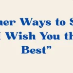 i wish you the best