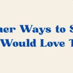 i would love to