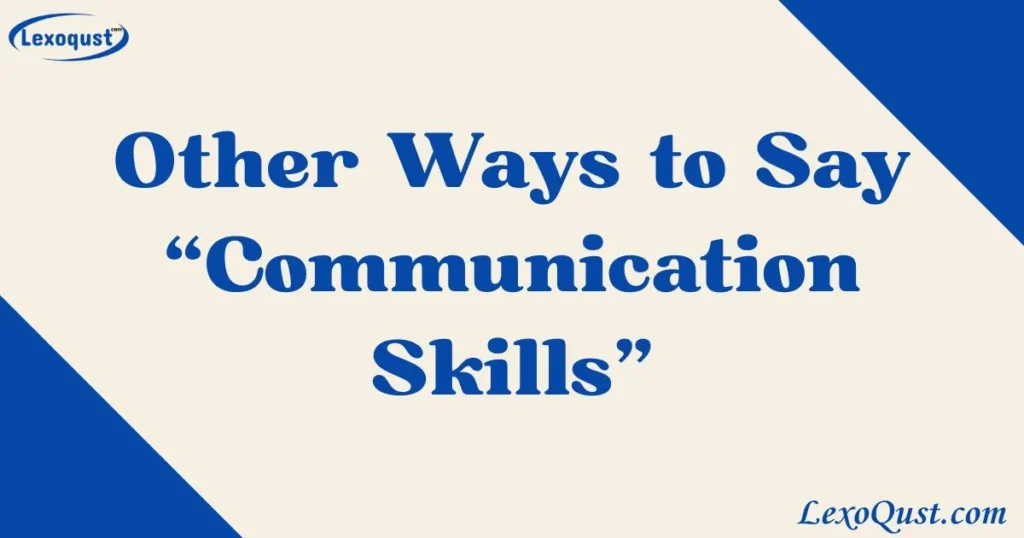 communication skills