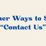contact us