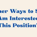 i am interested in this position
