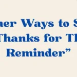 thanks for the reminder