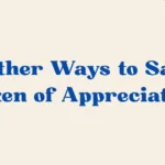 Token of Appreciation