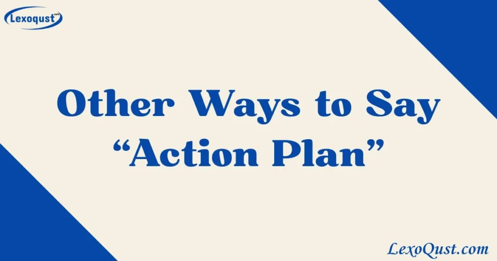 action plan