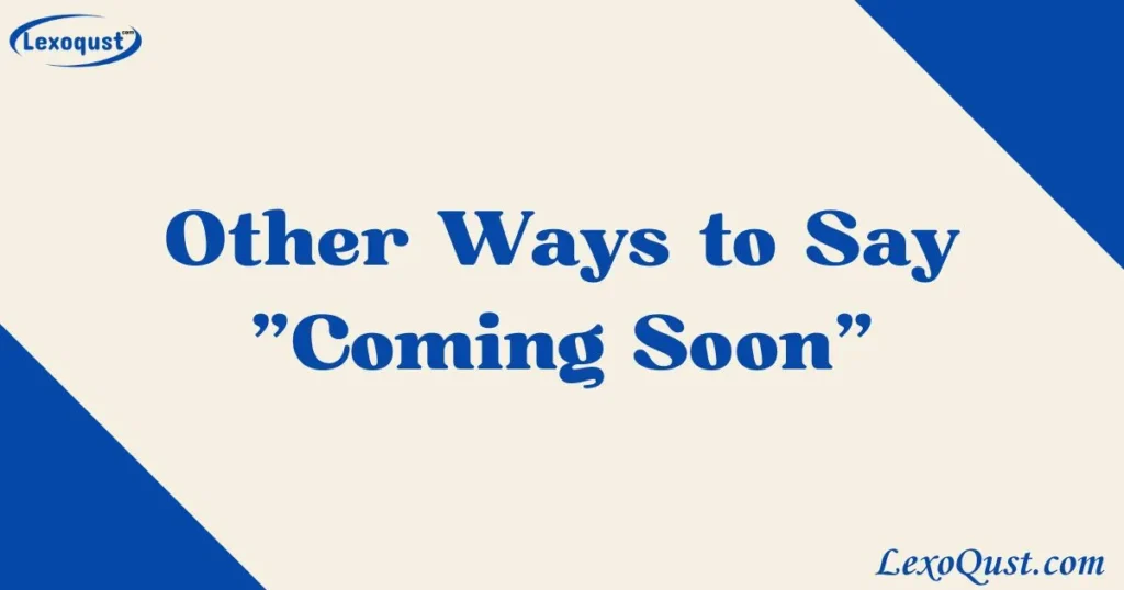 Coming Soon