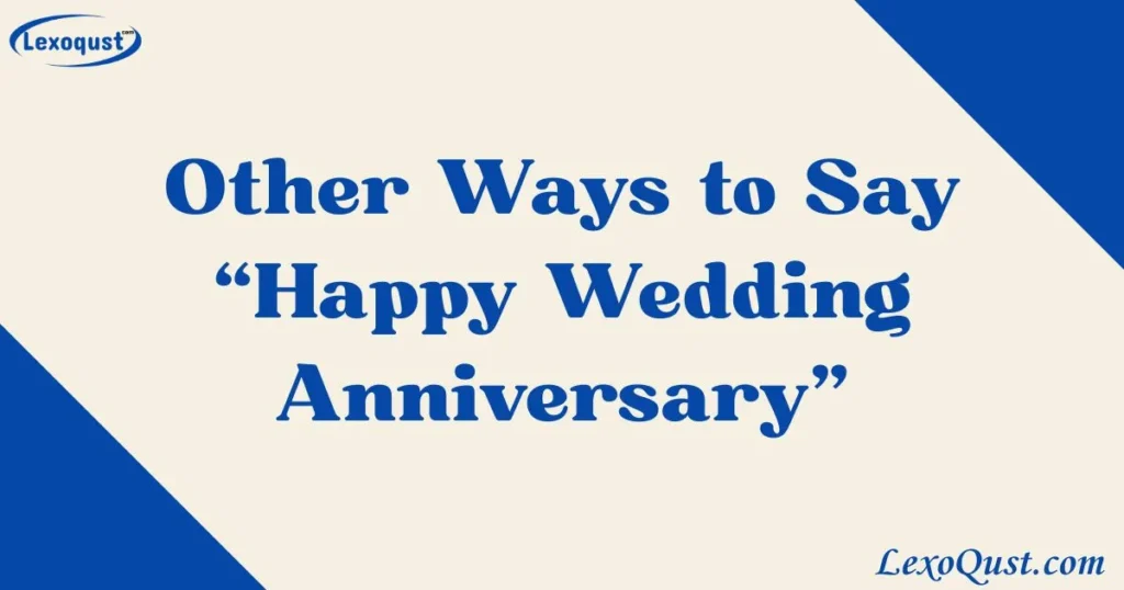 Happy Wedding Anniversary