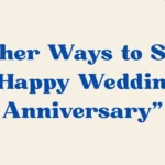 Happy Wedding Anniversary