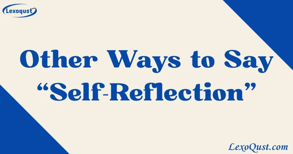 Self-Reflection