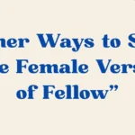 The Female Version of Fellow
