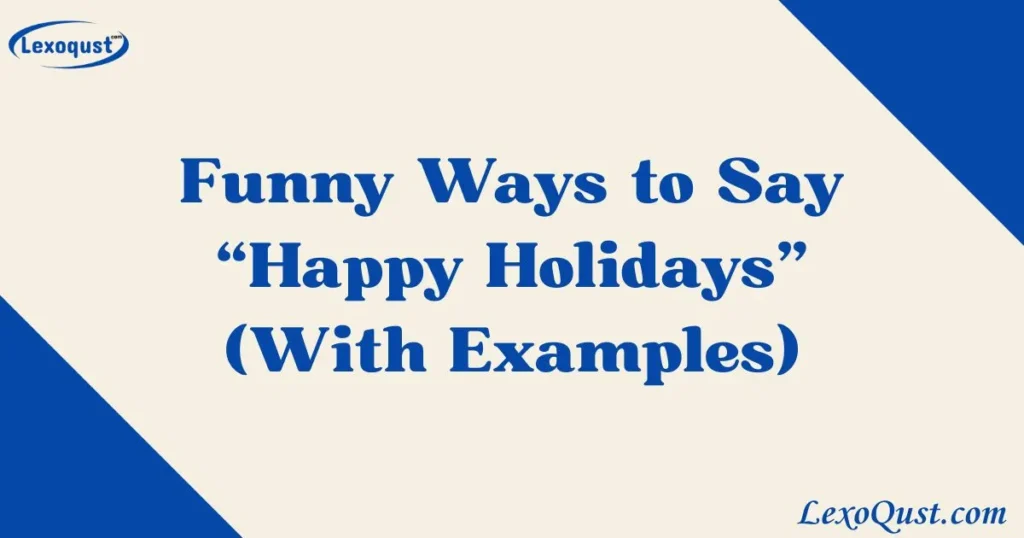 Happy Holidays