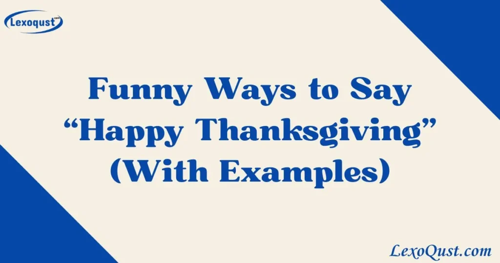 Happy Thanksgiving