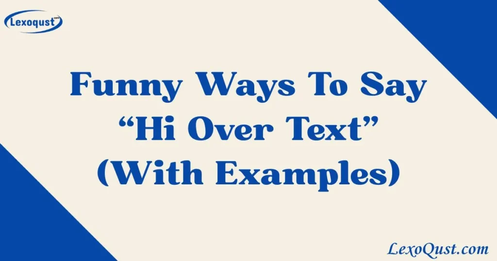 Hi Over Text