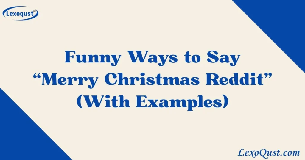 Merry Christmas Reddit