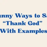 Thank God