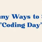Coding Day