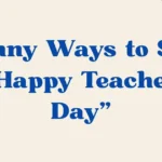 Happy Teacher Day