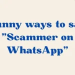 Scammer on WhatsApp
