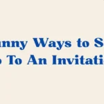 No To An Invitation