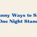 One Night Stand
