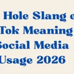4th Hole Slang On Tiktok Meaning