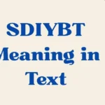 Sdiybt Meaning In Text