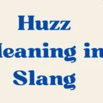 Huzz Meaning In Slang
