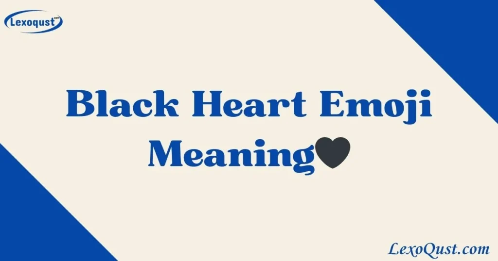 Black Heart Emoji