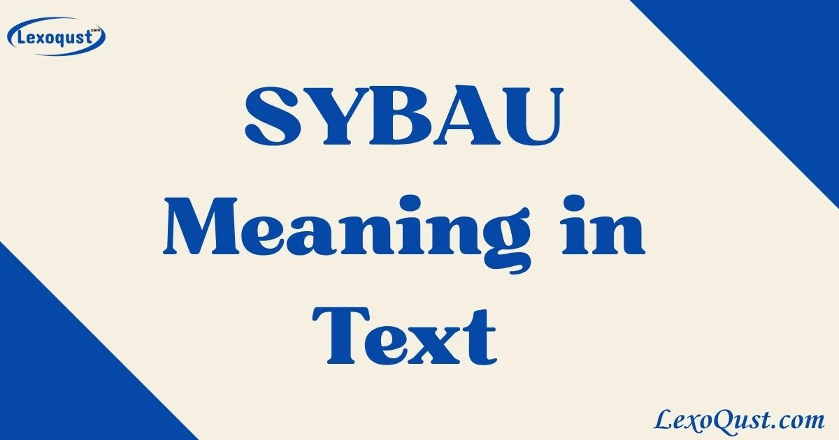 Sybau Meaning In Text