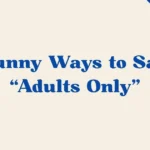 Adults Only