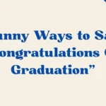 Congratulations On Graduation