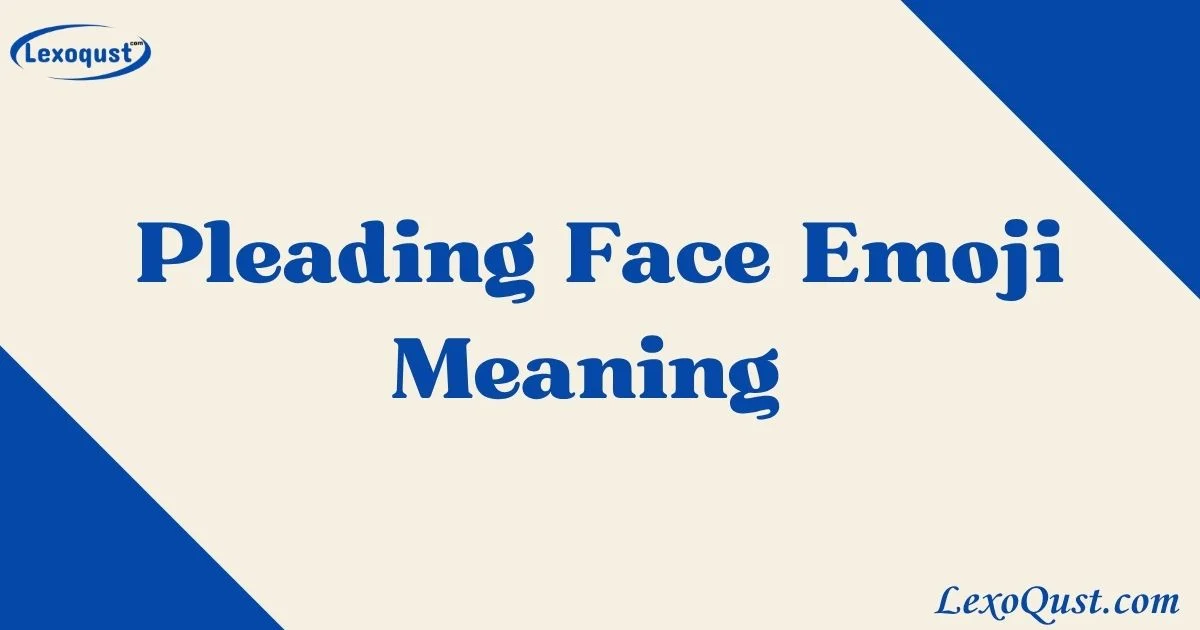 Pleading Face Emoji Meaning