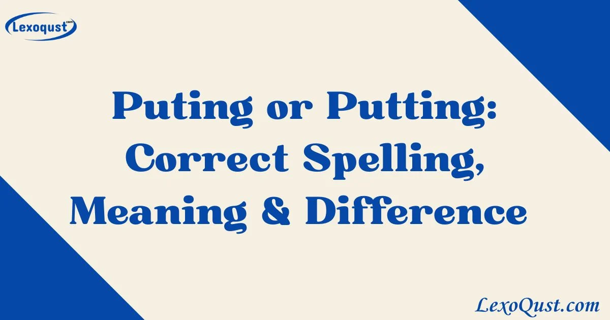 Puting Or Putting
