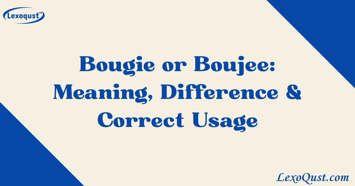 Bougie Or Boujee
