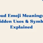 Cloud Emoji Meaning