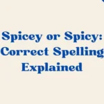 Spicey Or Spicy